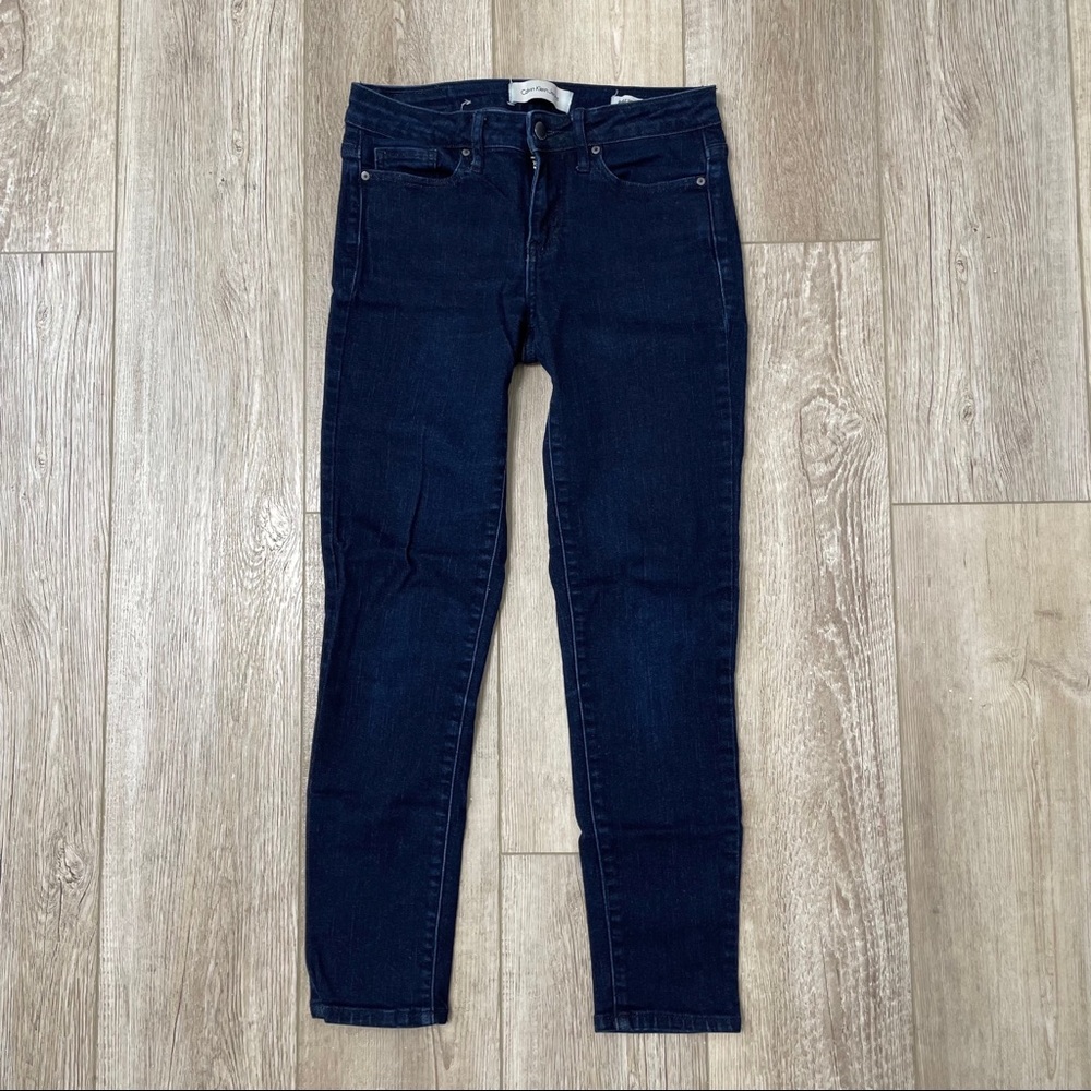 Calvin Klein High Rise Ankle Skinny Jeans